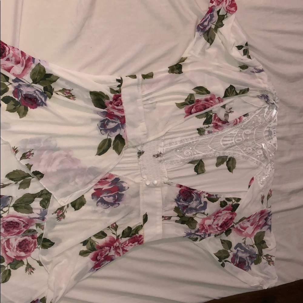 Long Beautiful Sheer Top